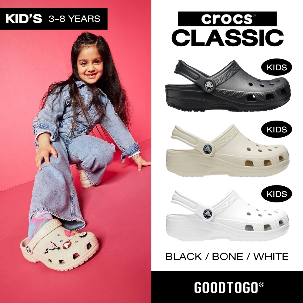 Crocs รองเท้าแตะ สำหรับเด็ก ผู้ใหญ่เท้าเล็ก Classic Clog 206991-100 / 206991-2Y2 / 206991-001