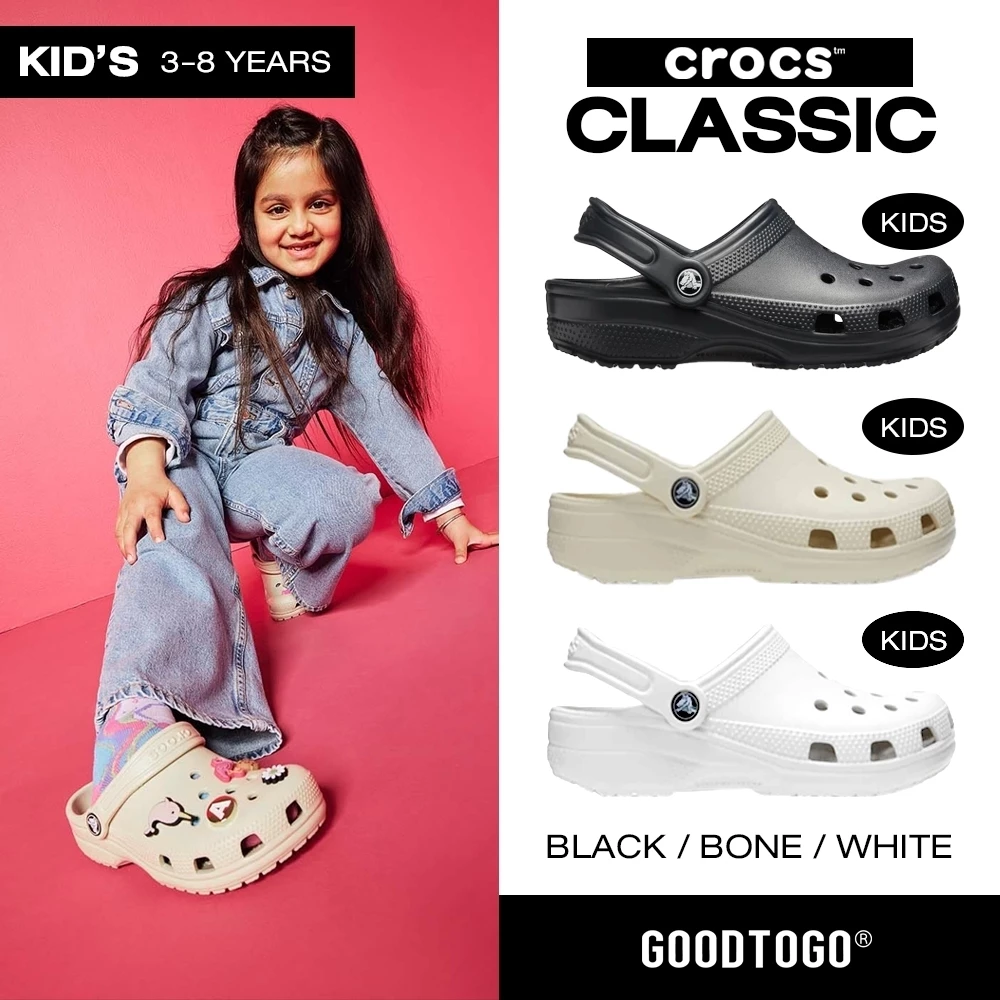 Crocs รองเท้าแตะ สำหรับเด็ก ผู้ใหญ่เท้าเล็ก Classic Clog 206991-100 / 206991-2Y2 / 206991-001