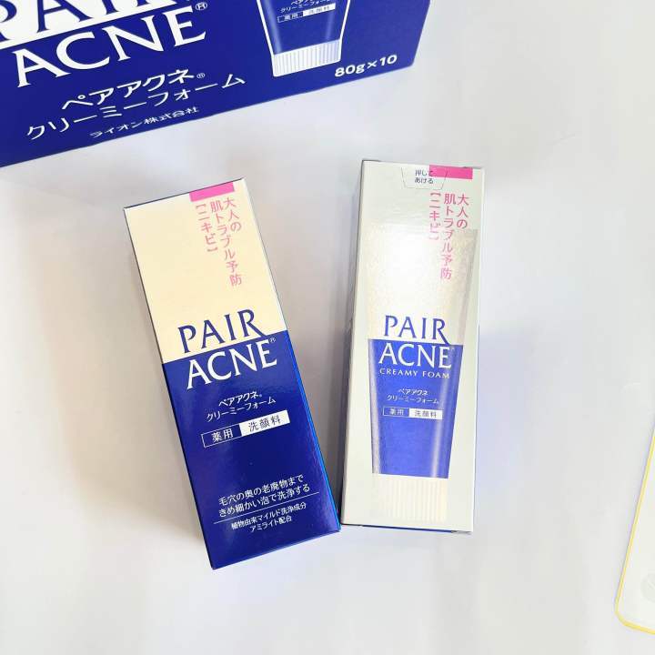 (แท้,หิ้วเอง) Lion Pair Acne Creamy Foam/ Pair Acne cream 24g