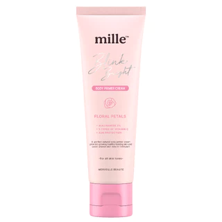 Mille Blink Bright Body Primer Cream ไพรเมอร์ทาผิวขาว สำหรับผิวกาย ลดจุดด่างดำ 30 g.