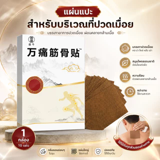 แผ่นแปะ สมุนไพรคลายปวดเมื่อย (1กล่อง)มี8แผ่น
