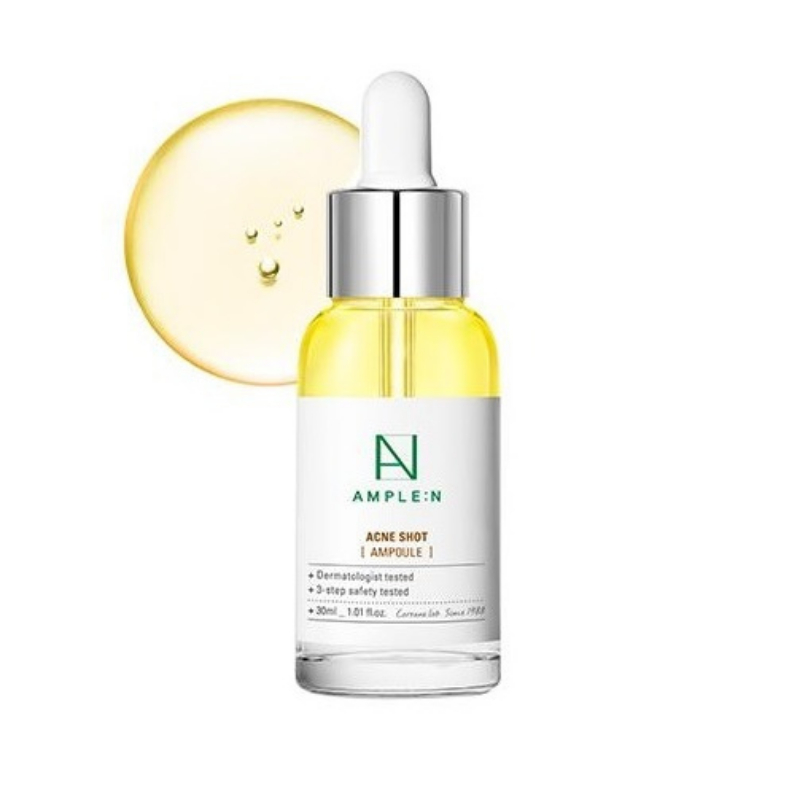 เซรั่ม Ample:n 30ml Acne Shot แอมพูลยิงสิว ลดสิว ลดรอยดำ พร้อมบำรุงผิว