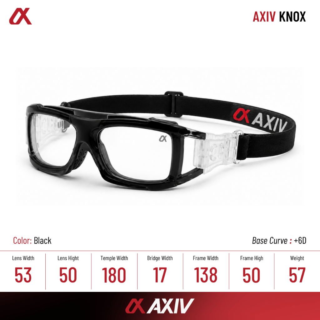 ANZ STUDIO نظارة رياضية AXIV KNOX قابلة للعدسات الطبية — صورة 6