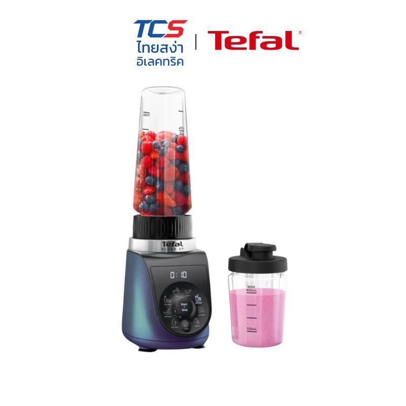 🥤 Tefal เครื่องปั่นแบบพกพา รุ่น Blend Up BL19H4F0 กำลังไฟ 1000 วัตต์ ปั่นได้แรง เนียนเร็ว ประกัน 2ปี