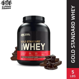 Optimum Nutrition Gold Standard Whey Protein 5Lbs. เวย์โปรตีนไอโซเลตเป็นส่วนประกอบหลัก