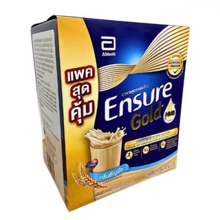เอนชัวร์ โกลด์ 1480 กรัม กลิ่นวานิลลา และกลิ่นธัญพืช เสริมสร้างมวลกล้ามเนื้อ