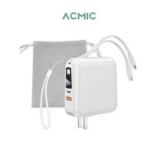[ส่งด่วน] Acmic แบตสำรอง A15 15000mAh W1501 ของแท้100% รับประกัน2ป มอก PD20W FastChargeแถมสถุงผ้าติกเกอร์