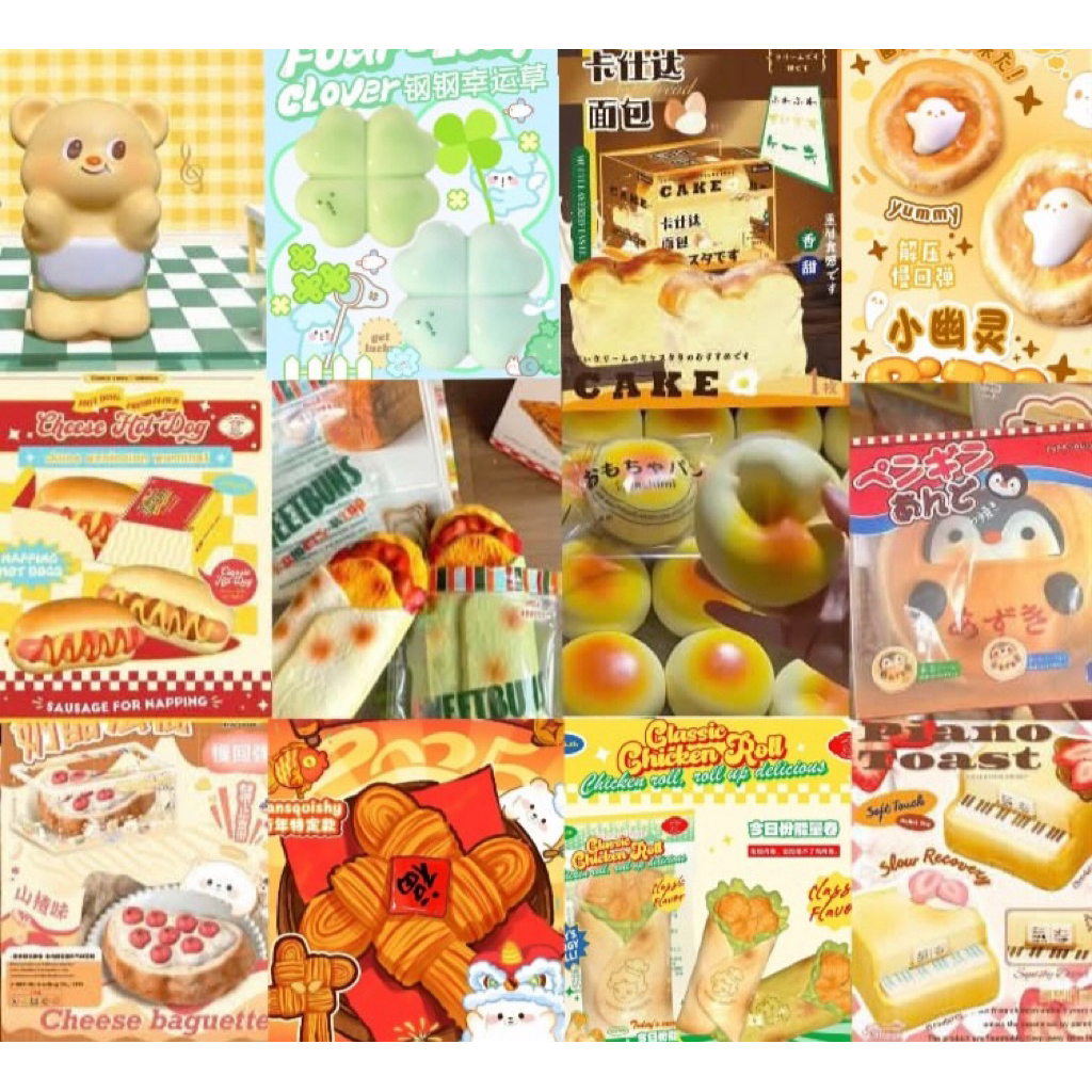 [Pre-order] สกุชชี่แท้คัดรุ่น แบบน่ารัก Squishy ของเล่นบีบมือคลายเครียด (พรี15-30วัน ขอลูกค้าที่สะดวกรอค่ะ)
