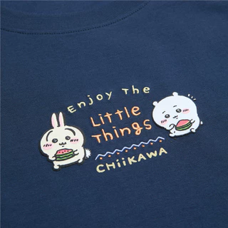 GIORDANO เสื้อยืดผู้หญิง Women's Sorona Printed Tee (CHIIKAWA) 05396405