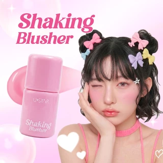 U STAR Shaking Blusher (บลัชออนหัวจุ่ม 3 in 1)