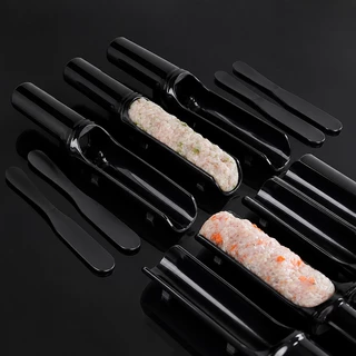 ชุดทำหมูก้อน กระบอกหมูเด้ง+ไม้ตัก มี2สี สีดำ/สีแดง ผลิตจากเมลามีน ทนความร้อนสูง ใช้งานได้นาน