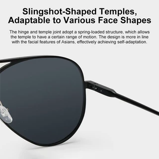 Xiaomi Mijia Pilot Sunglasses แว่นกันแดดโพลาไรซ์ ป้องกันรังสี UV แฟชั่น ใช้ขับรถ ทั้งผู้ชายผู้หญิง