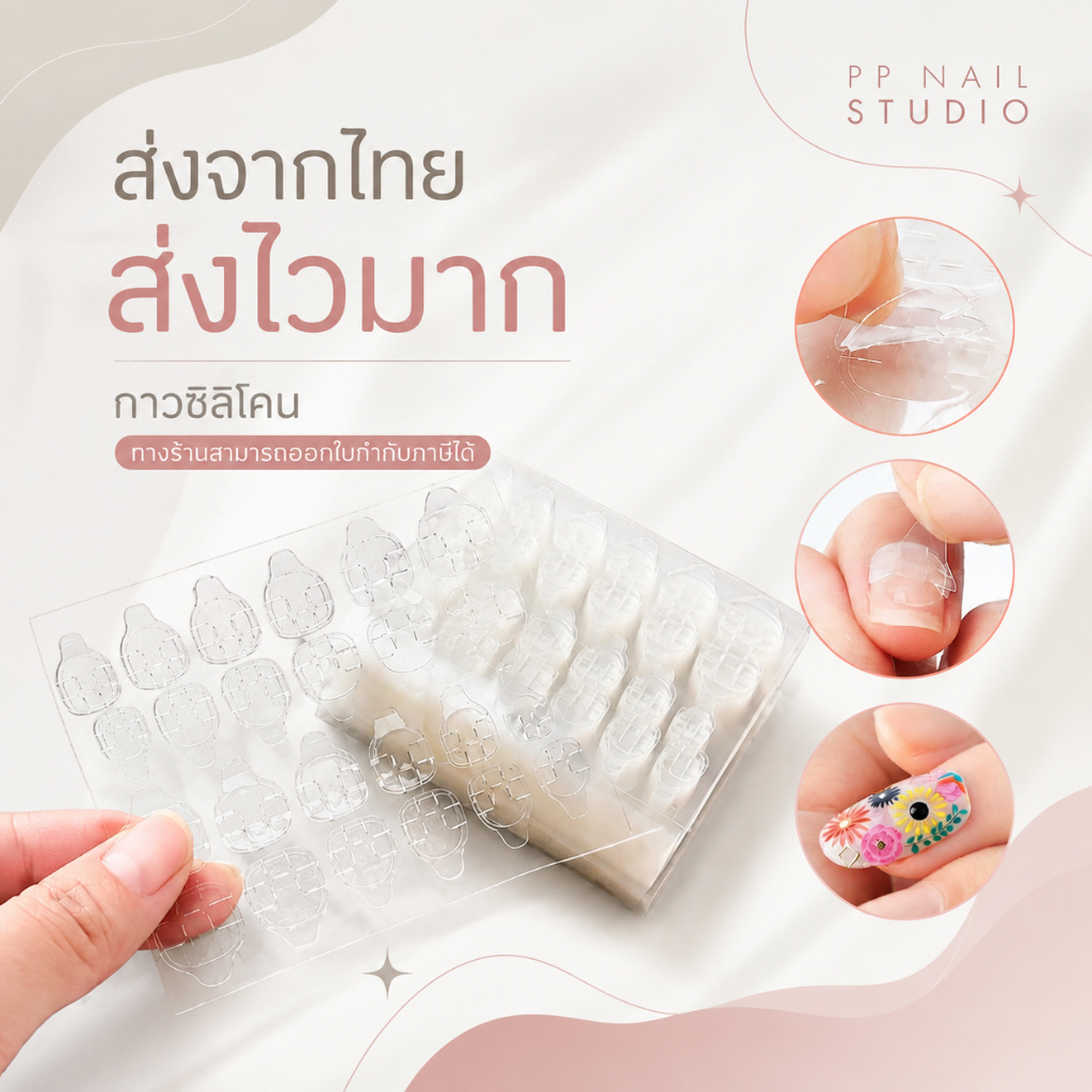 [ ส่งฟรี ขายดี🔥 ] กาวซิลิโคนติดเล็บ  ใช้ติดเล็บปลอม กันน้ำติดทน กาวติดเล็บปลอม เล็บเจล อุปกรณ์ทำเล็บ