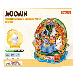 Rolife x Moomin DIY Miniature House Kit - DA011 โมเดลบ้าน ประกอบง่าย บ้านตุ๊กตา | ของแต่งบ้าน ของเล่นศิลปะ DIY