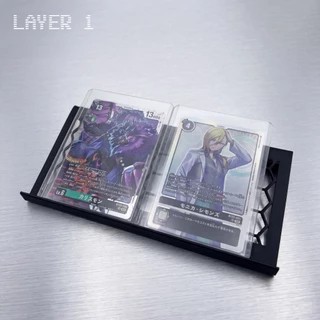 6/10 ชิ้น Card Riser แท่นวางโชว์การ์ดเกม TCG การ์ดสะสม ดีไซน์เอียง 15° รับสายตา 3D Print