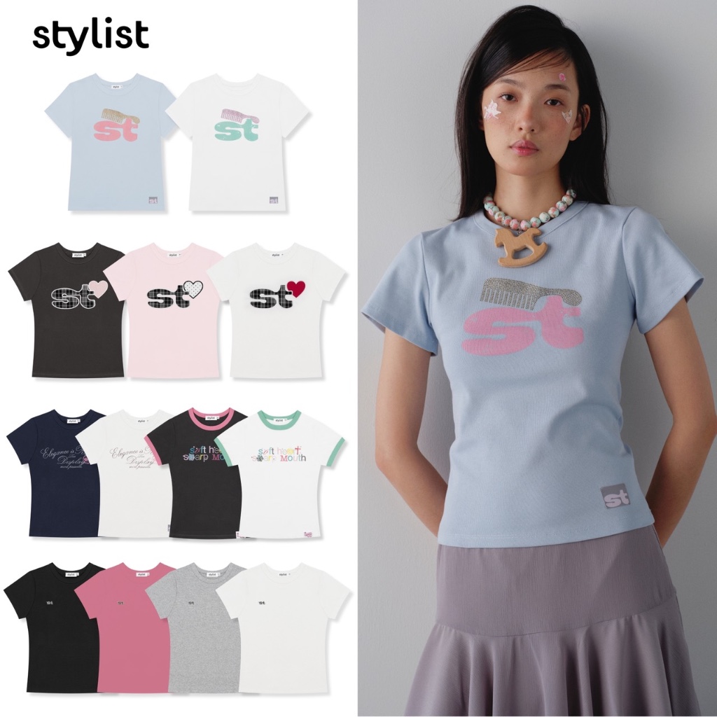 STYLIST - T-Shirts-Ordinary Tee-018 เสื้อยืดผู้หญิง