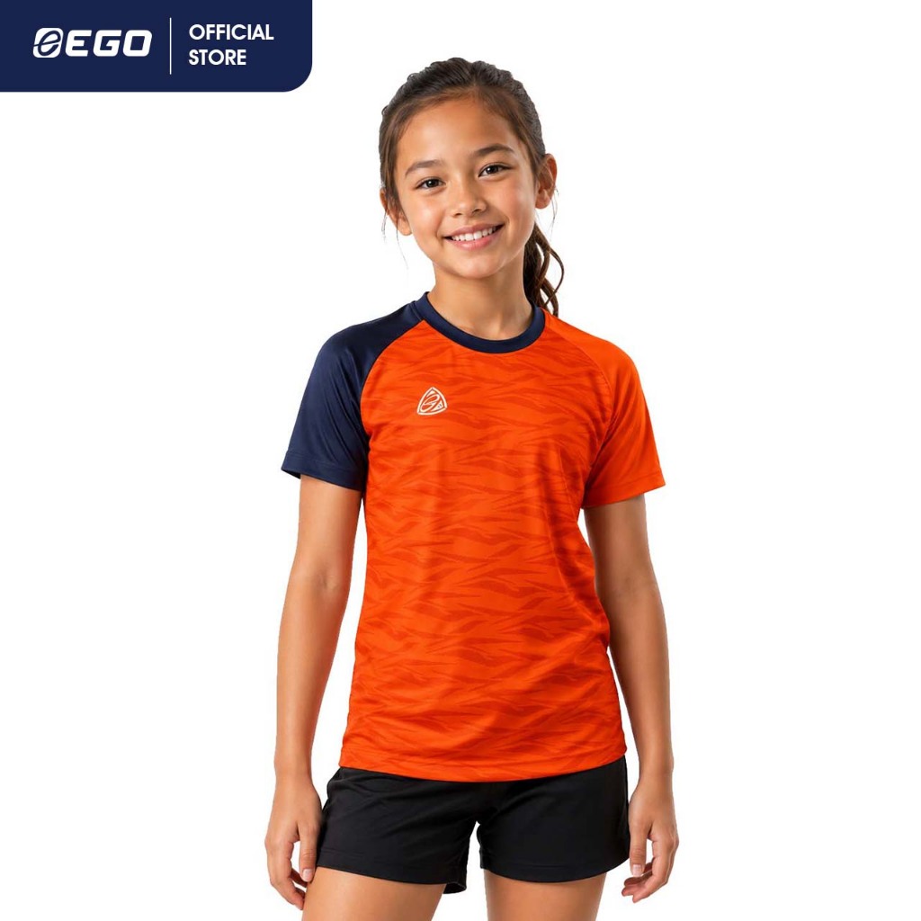 EG1017(KIDS) เสื้อฟุตบอลคอกลมาแขนสั้น EGO SPORT
