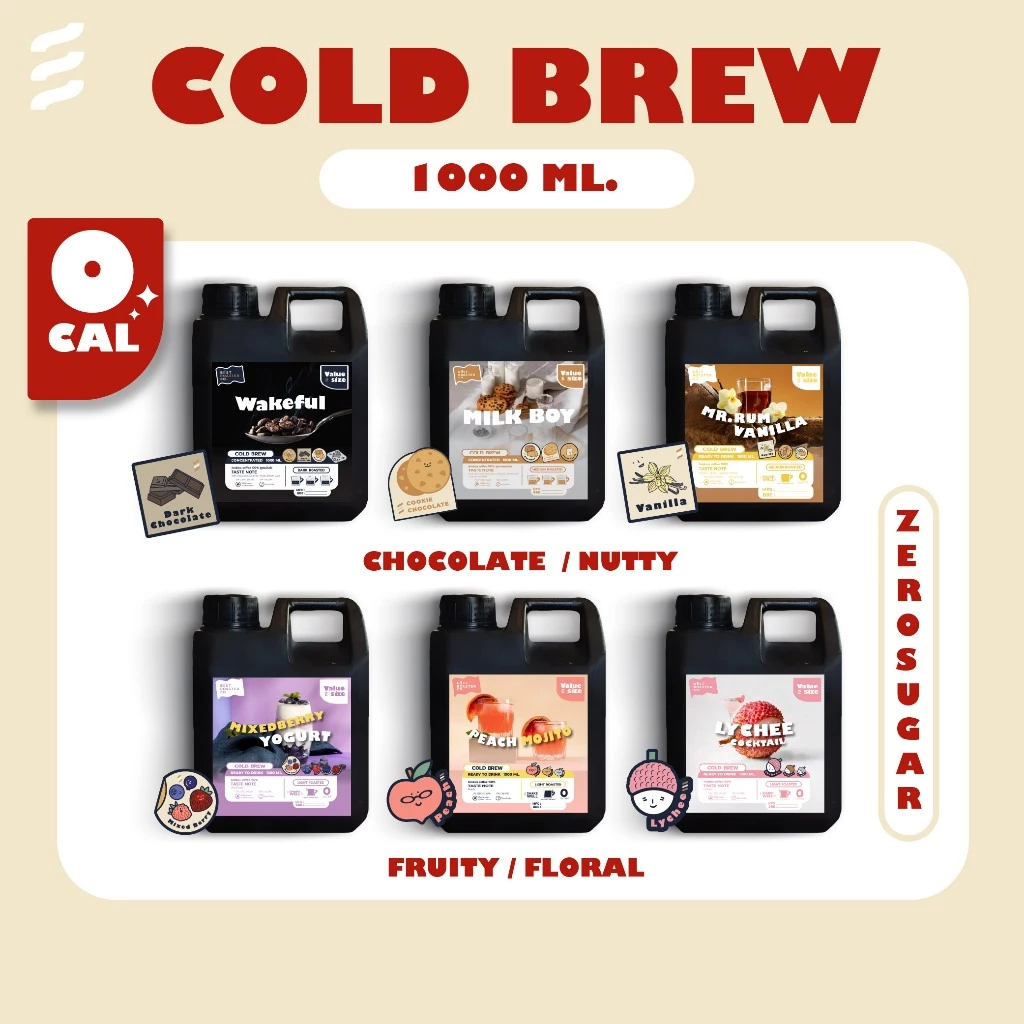 กาแฟสกัดเย็น หอม ละมุน เลือกระดับการคั่วได้ ง่าย สะดวก แค่เทแล้วดื่ม สดชื่น จัดส่งด่วนทุกวัน