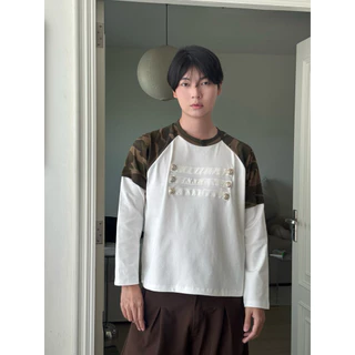 BUTTON Tee เสื้อแขนยาวต่อแขน
