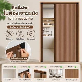 ประตูพับรังผึ้ง ตัวแบ่งห้อง PVCประตู ประตูบานเลื่อน เทคโนโลยีแบบไม่ทอ ห้องน้ำ กันน้ำ ประตูพับรังผึ้ง