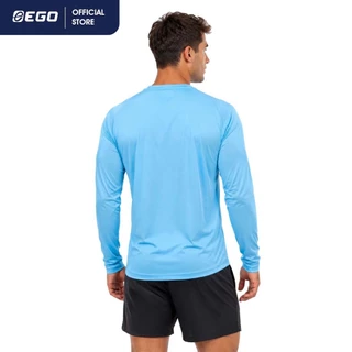 EG1021 เสื้อฟุตบอลคอกลมผ้าทอลายแขนยาว EGO SPORT