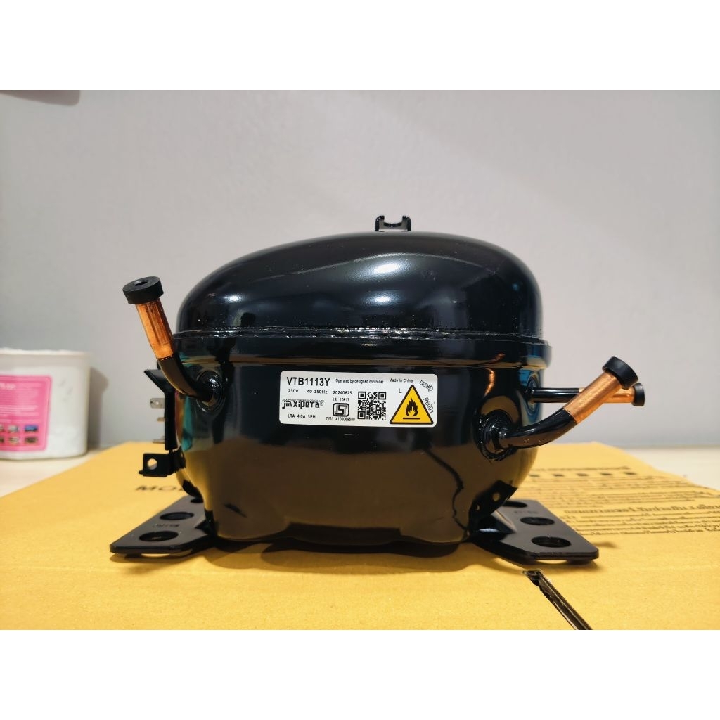 คอมตู้เย็นใหม่ อินเวอร์เตอร์ รุ่น VTB1113y น้ำยา R600a ใช้ทดแทนรุ่น VMH1113y ได้เลย มีของพร้อมส่ง
