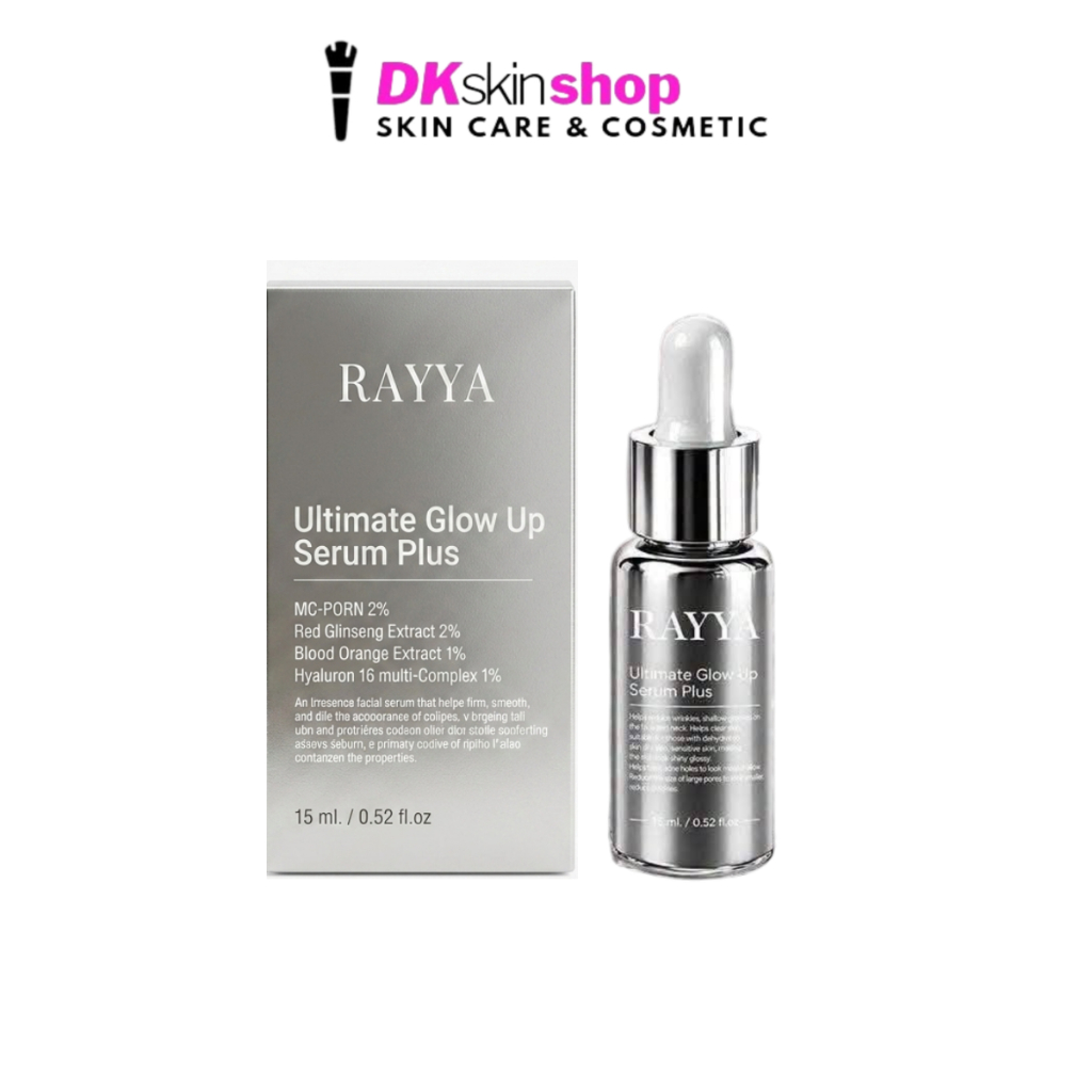 เรยา อัลติเมท โกลว์ อัพ เซรั่ม [แพ็คเกจใหม่] Rayya Ultimate Glow Up Serum (ปริมาณ 15 ml.)