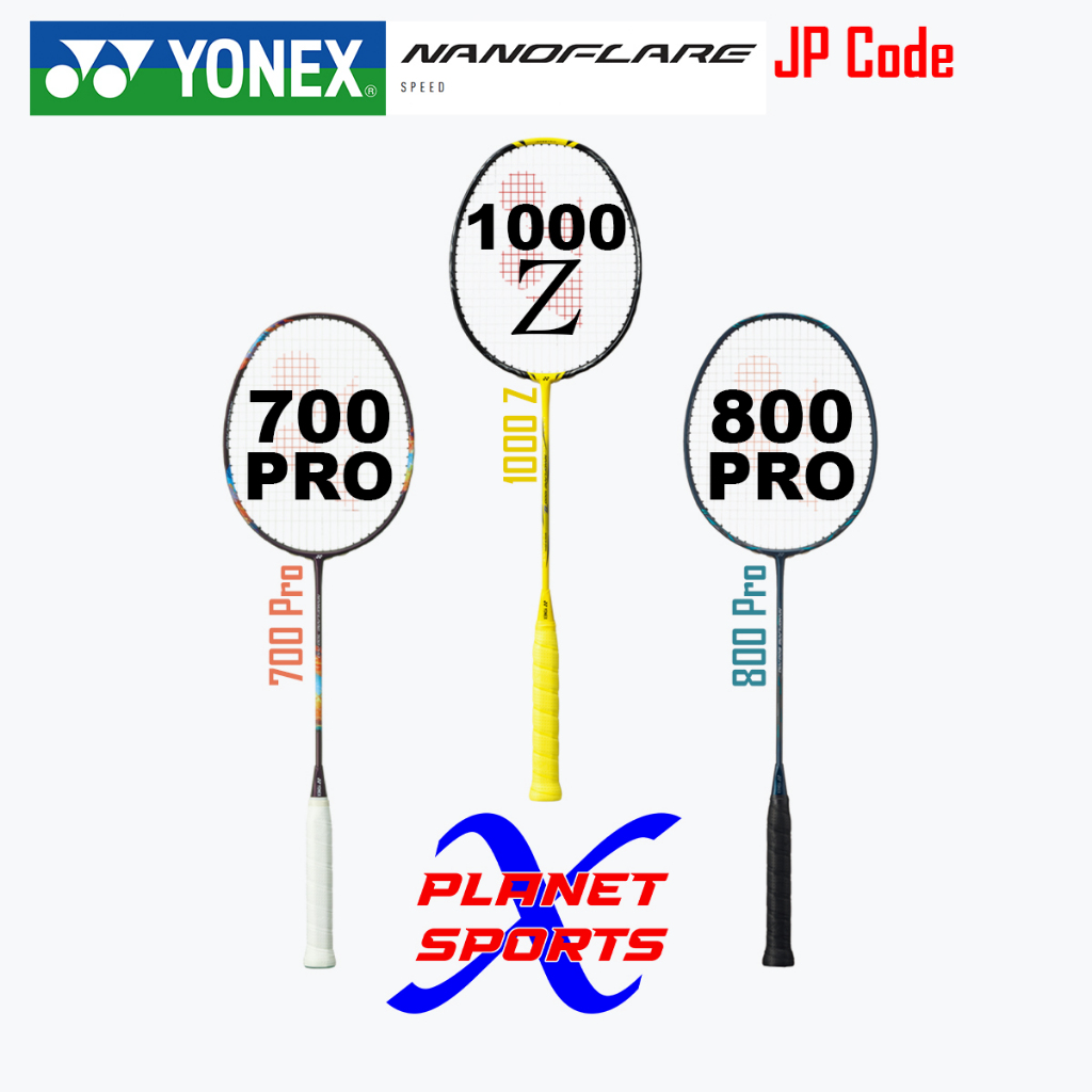 YONEX NANOFLARE 700 Pro 800 Pro 100ZZ  - ไม้แบดมินตันโยเน็กซ์ ไม้สายสปีด ไม้เล่นคู่ - รหัสญี่ปุ่น JP