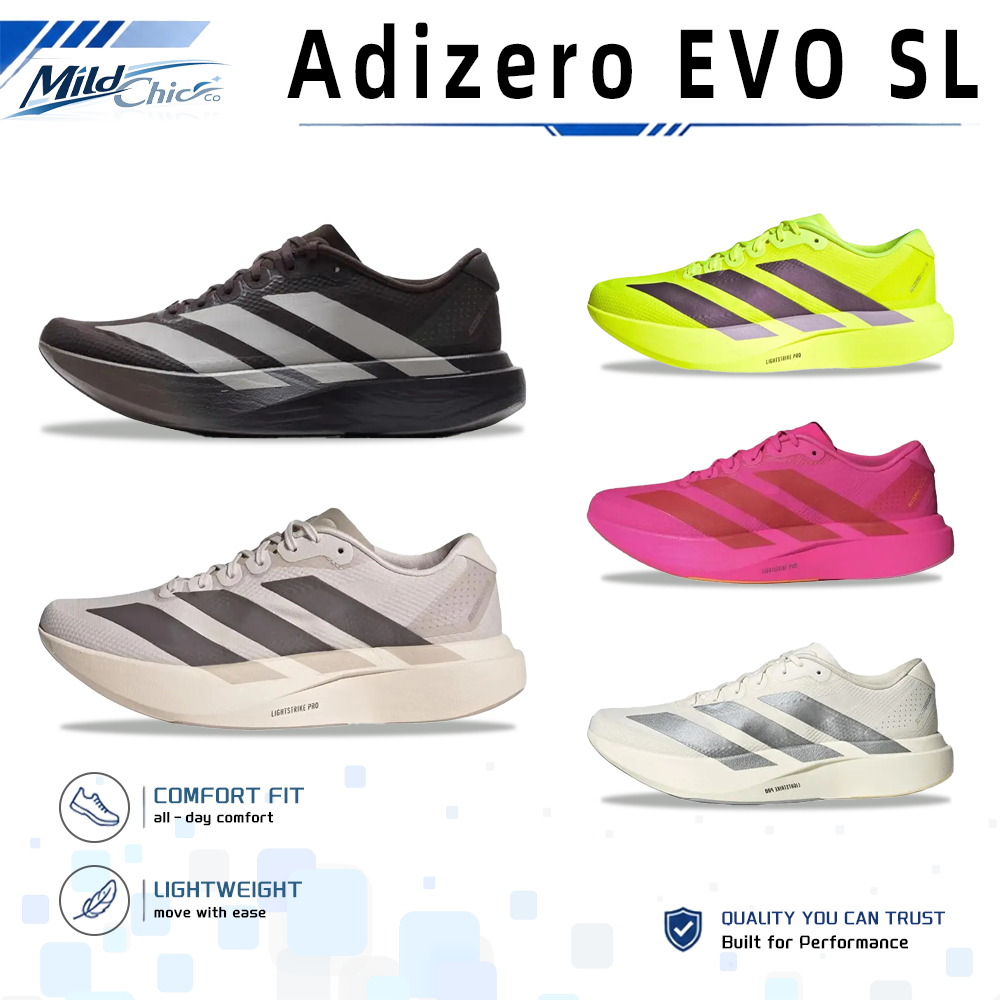 ของแท้ 100%✅ Adizero EVO SL รองเท้าวิ่ง KJ2001/KJ2002/KI6902/KI6900/JR2024