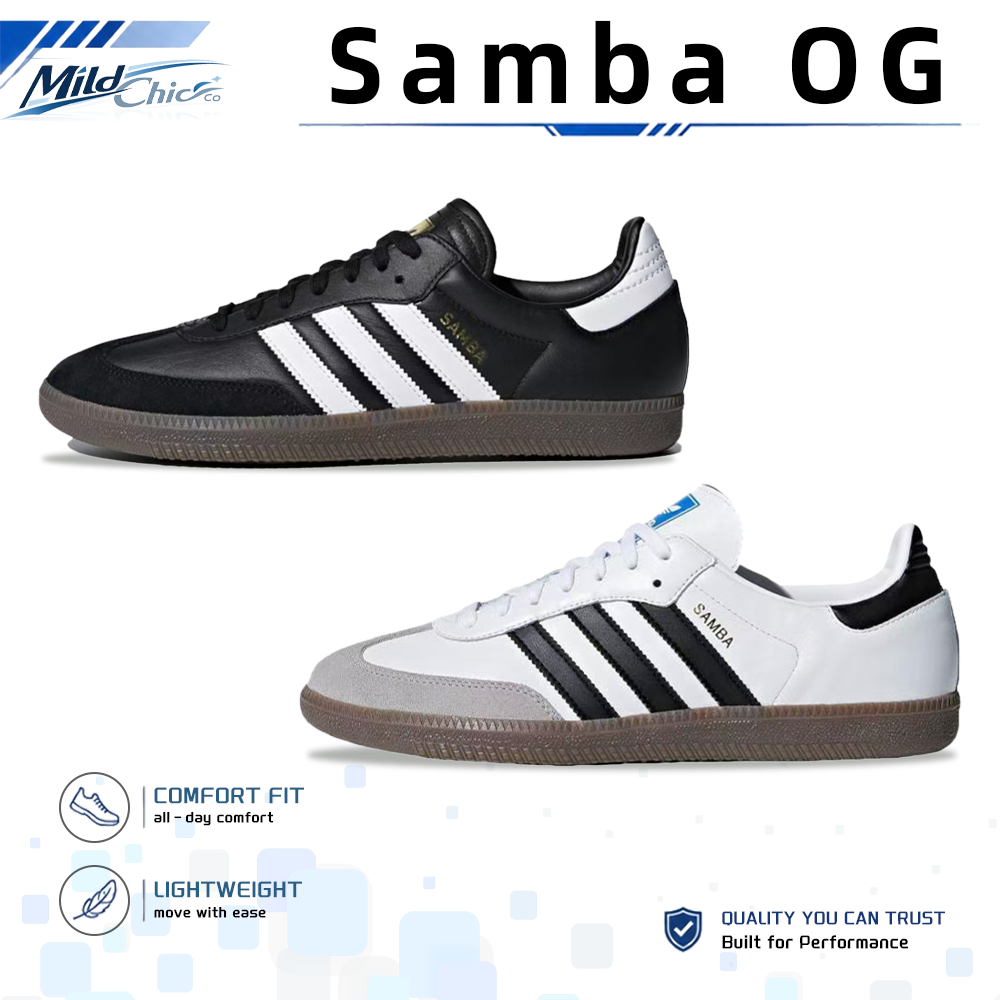 ของแท้ 100%✅ Originals Samba OG รองเท้าผ้าใบ  B75807/B75806