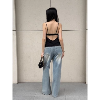 Iris top (สายเดี่ยวเปิดหลังสม็อค)