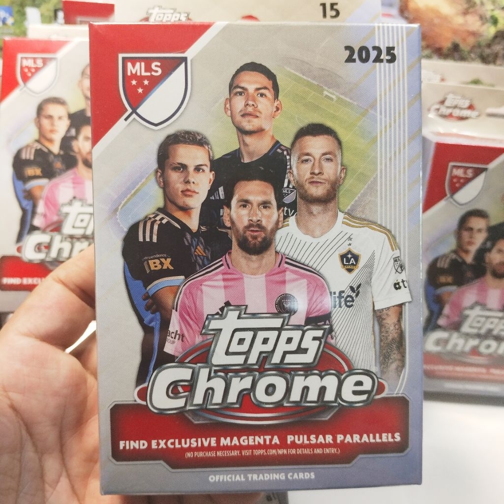 🔥 **มาแล้ว! สินค้าพร้อมส่งทันที! Topps Chrome MLS 2025** 🔥 การ์ดสะสม Major League Soccer