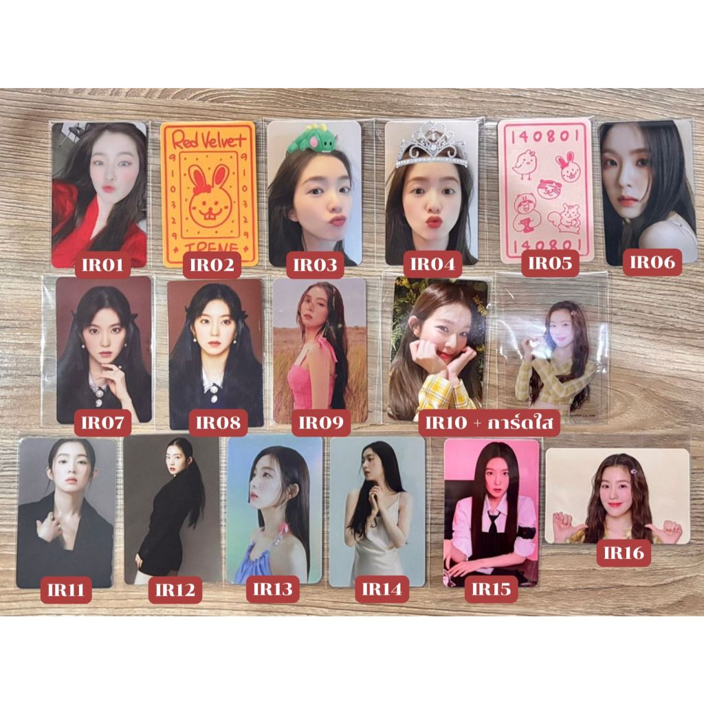 (พร้อมส่ง) การ์ด Red Velvet Irene ไอรีน ของแท้ 💯%