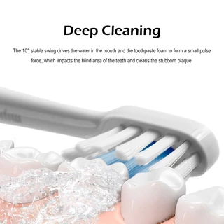 Xiaomi Mijia Sonic Electric Toothbrush T300 แปรงสีฟันไฟฟ้า กันน้ำ IPX7 2 โหมด ทำความสะอาดฟัน ขจัดคราบพลัค ดูแลช่องปาก