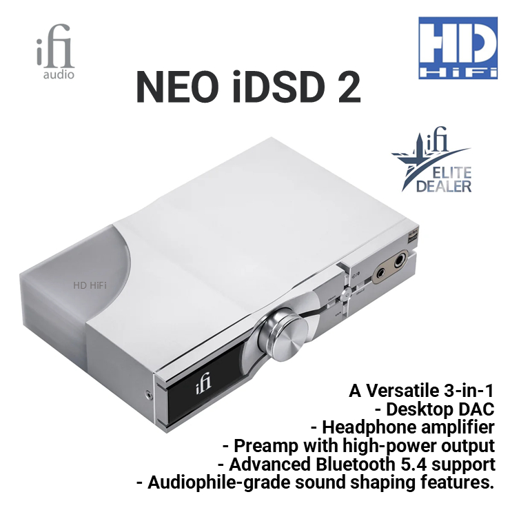 iFi NEO iDSD 2 : 3-in-1 DAC/Amp, Head-Fi DAC/Amp, DAC/Preamp
