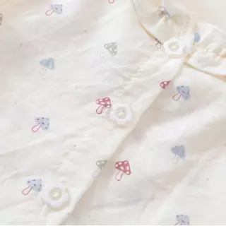 Hania kids สินค้าราคาพิเศษ พร้อมส่ง ชุดเช็ตแขนกุดลายเห็ดสีสัน น่ารัก ชุดเช็ตเด็กผู้หญิง K6126229