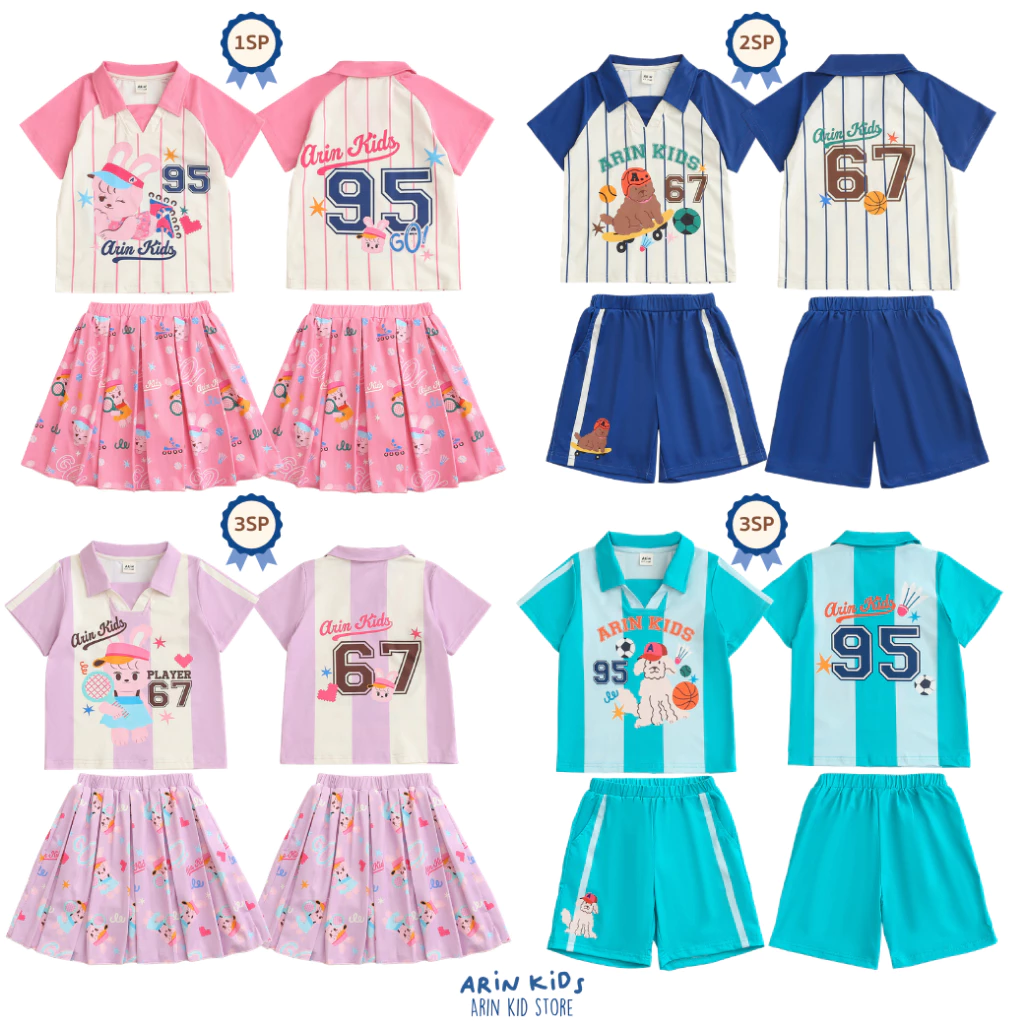ชุดกีฬาเด็ก รุ่นSP ของแบรนด์Arin Kids อริน คิดส์