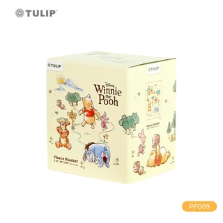 Tulip Fleece 60x80 นิ้ว ลาย PF009 หมีพู Winie The Pooh ลิขสิทธิ์แท้ Disney ดิสนีย์ ผ้าห่มฟลีซขนาดใหญ่ 5 ฟุต
