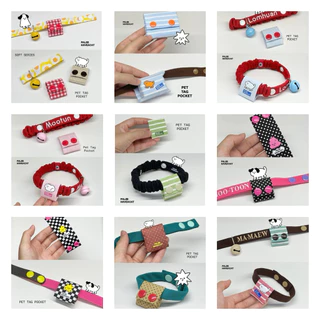 PALEE กระเป๋าใส่ gps TAG สำหรับปลอกคอสัตว์เลี้ยง Pet Tag Pocket