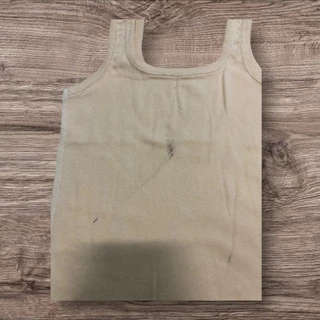 สินค้ามีตำหนิ มือ1 มีรอยเปื้อนเล็กน้อยสำหรับคนที่รับได้ เสื้อกล้ามคอยู เอวลอย (ผ้าคอตตอน)