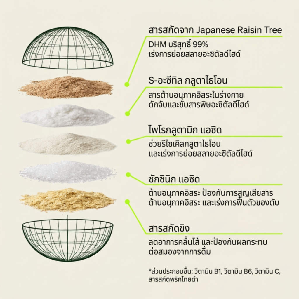 DrinkAid | ดริงค์เอด | ยาแก้แฮงค์ + บำรุงตับ ขายดีอันดับ รูปที่ 4