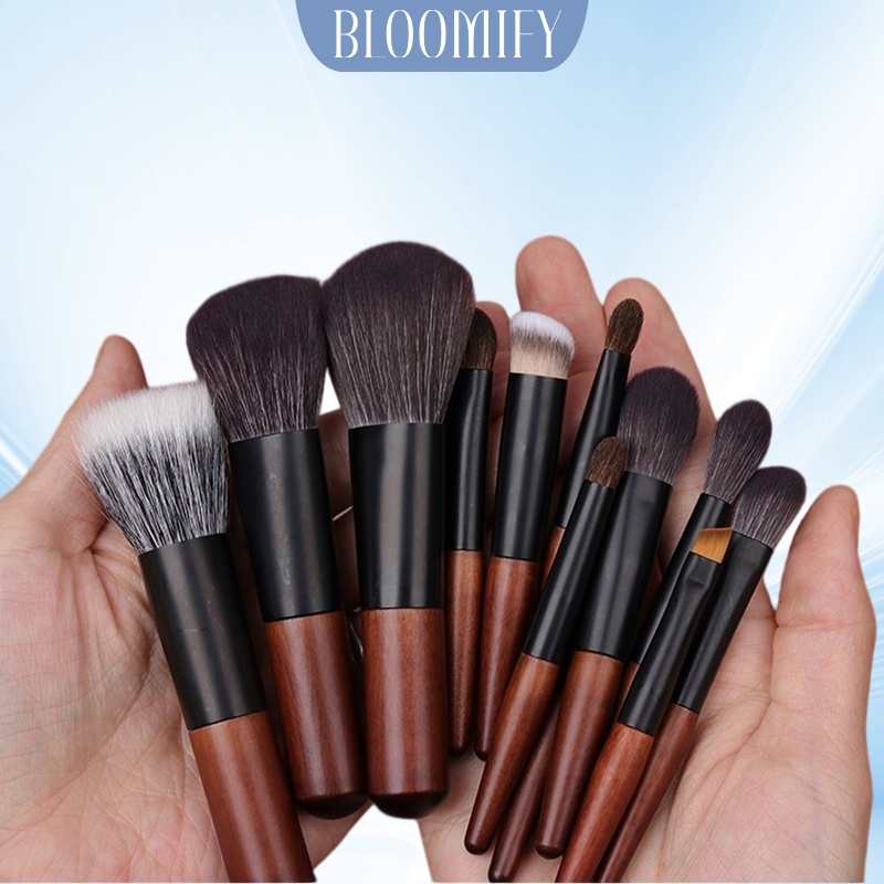 BLOOMIFY ชุดแปรงแต่งหน้าอเนกประสงค์ ที่จับไม้มะเกลือ รูปที่ 4