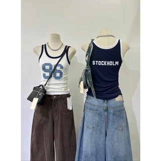 A1090 เสื้อกล้าม STOCKHOLM สายชิลต้องมี! เสื้อกล้ามทรงสวย ใส่แล้วดูหุ่นเพรียว