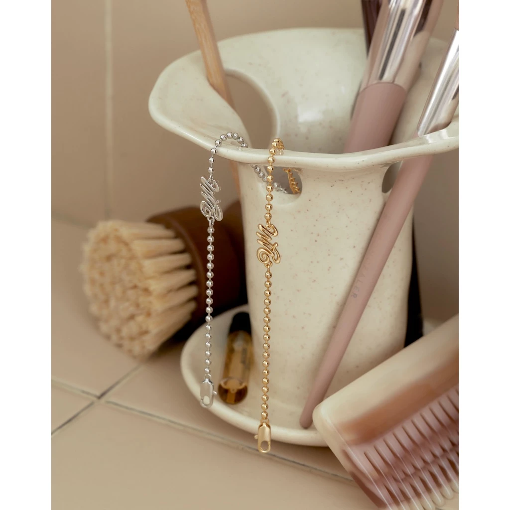 YVIS YM Bead Chain Brass Bracelet - FUNDAMENTAL Mitr X YVIS