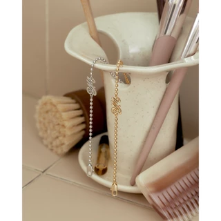 YVIS YM Bead Chain Brass Bracelet - FUNDAMENTAL Mitr X YVIS