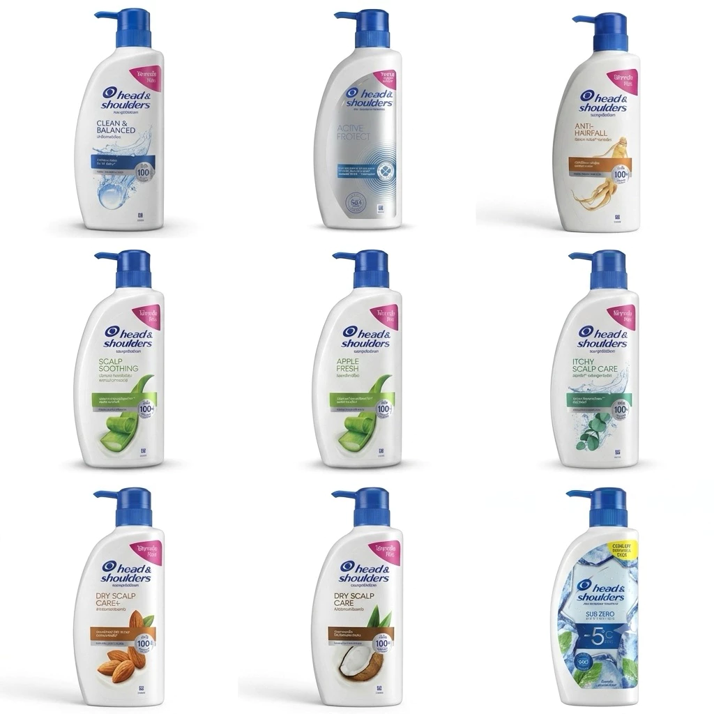 head&shoulder's เฮดแอนด์โชว์เดอร์ แชมพูขจัดรังแค 370มล.ยาสระผม แชมพูสระผม มีครบทุกสูตรให้เลือก