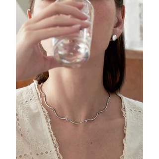 YVIS Cornice Brass Necklace - FUNDAMENTAL Mitr X YVIS