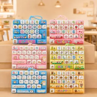 ของเล่นกดคลายเครียด 26 ปุ่ม คีย์บอร์ดจิ๋ว Fidget Toy พวงกุญแจห้อยกระเป๋า ของขวัญน่ารัก