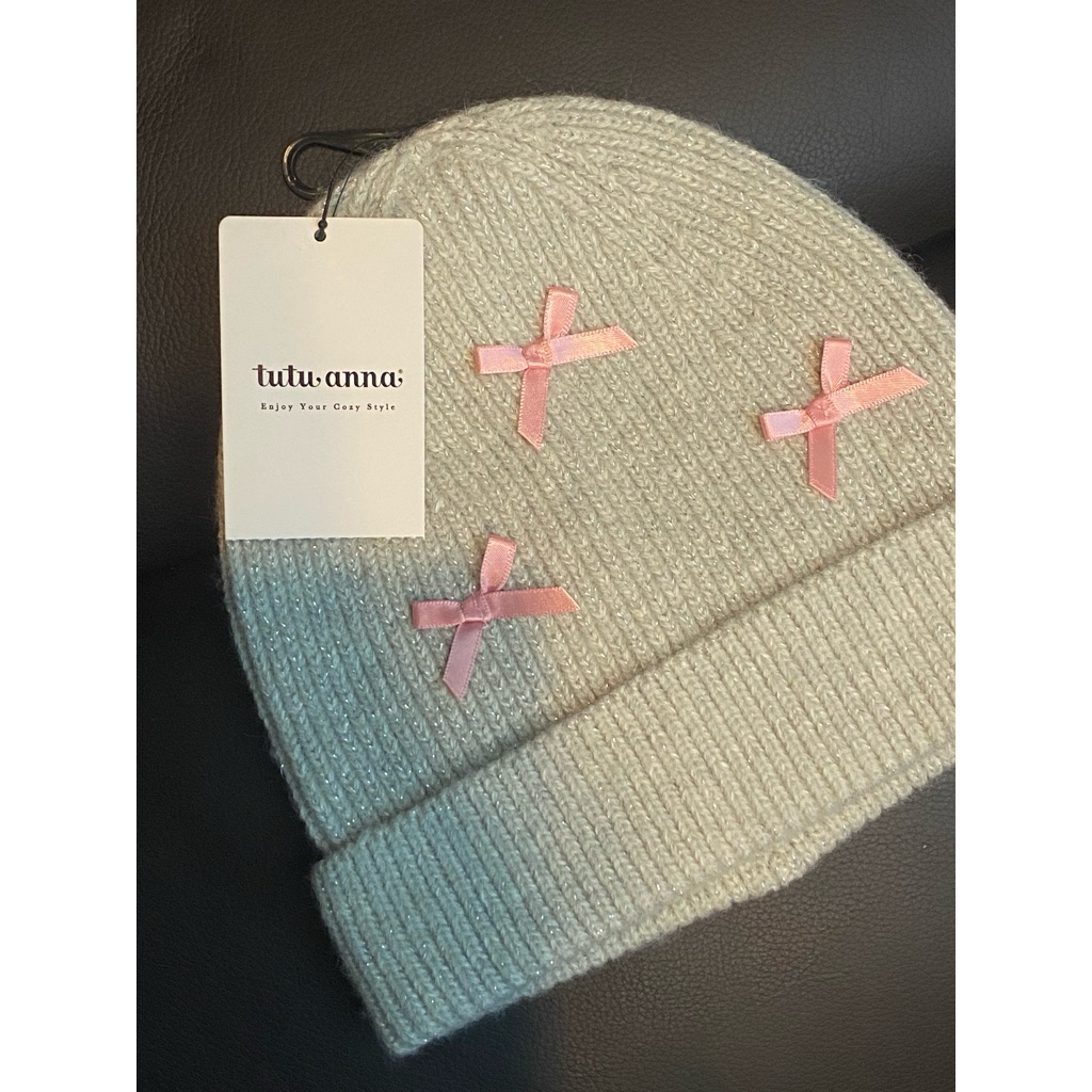 New** หมวกบีนนี่ไหมพรม beanie :: tutu anna ป้ายญี่ปุ่น ของใหม่ พร้อมส่งค่ะ