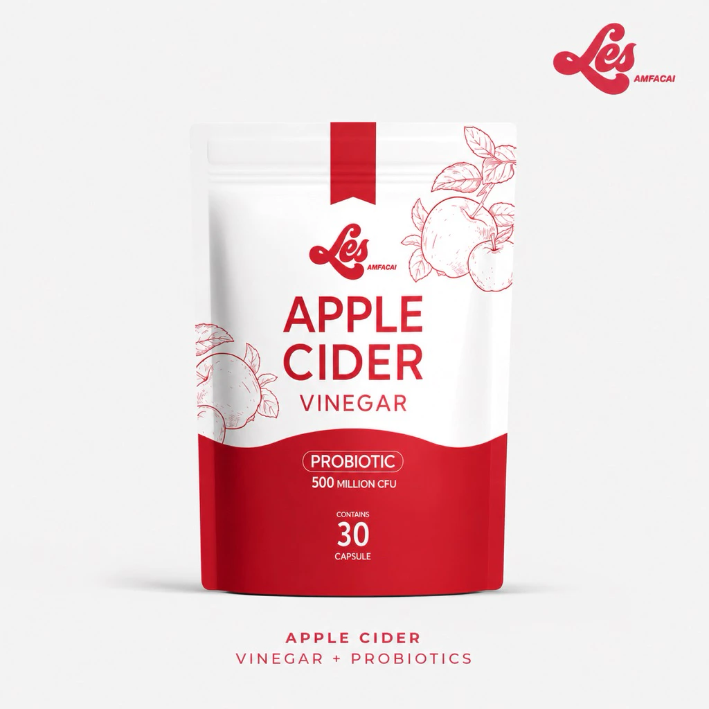 [ข้าวฟาไฉ]สูตรใหม่ Apple cider plus Probiotics แคปซูลฟาไฉ